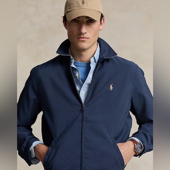 Polo Ralph Lauren Classic Navy Bi-Swing Zip Jacket Size XL Preppy Sporty - Picture 2 of 16